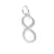Silver Plated Infinity Charm by Bead Landing™